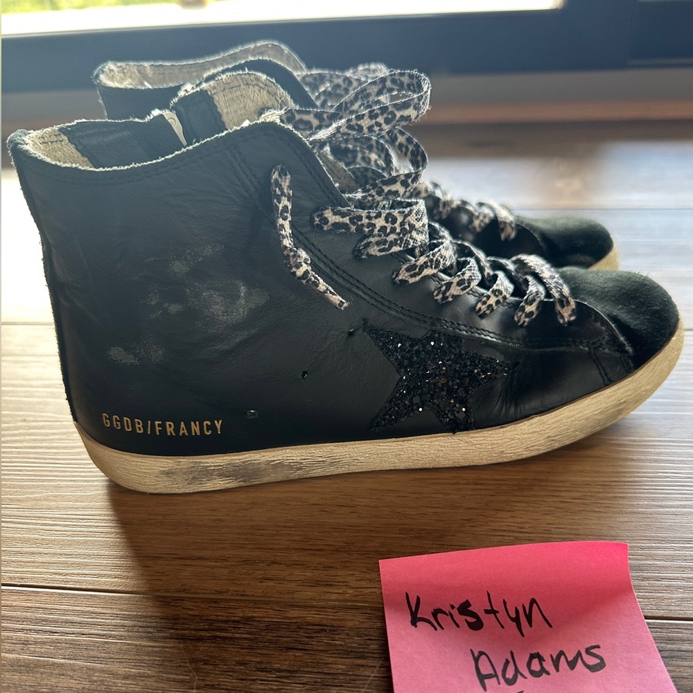 Unicorn black golden goose francy size 37